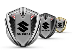 Suzuki Emblème Métal Insigne Style Course Finition Lustrée